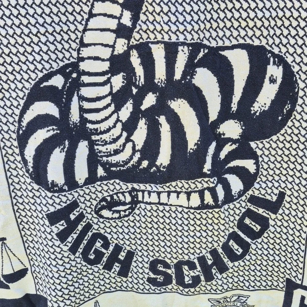 Woven Wall Hanging Banket Council High School Cobra Mascot